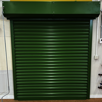 image of fire shutter door in situ